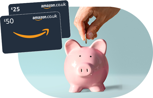 Get a £25 or £50 gift card with our special offer